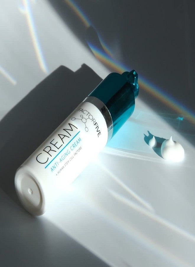 FACTORFIVE Age Defying Cream with Human Derived Apidose Stem Cell Growth Factors for Anti-Wrinkle, Collagen Boost, and Acne Scarring Repair, Travel Size, 0.34fl oz/10ml - Image 3